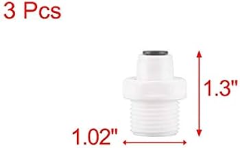 Amazon.co.jp: uxcell クイックコネクト 耐久性 浄水器チューブ継手